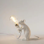 The Mice Lamp White Sitting | Lily & Eden