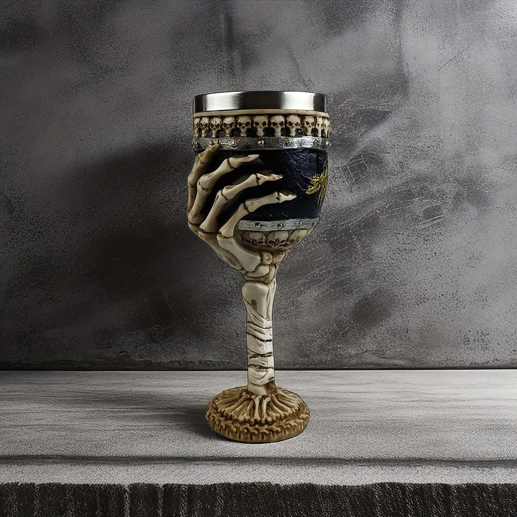 Skeleton Hand Chalice – Gothic Goblet for Unique Barware & Decor