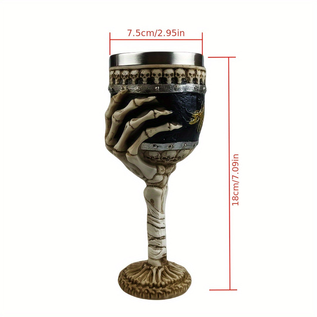 Skeleton Hand Chalice – Gothic Goblet for Unique Barware & Decor
