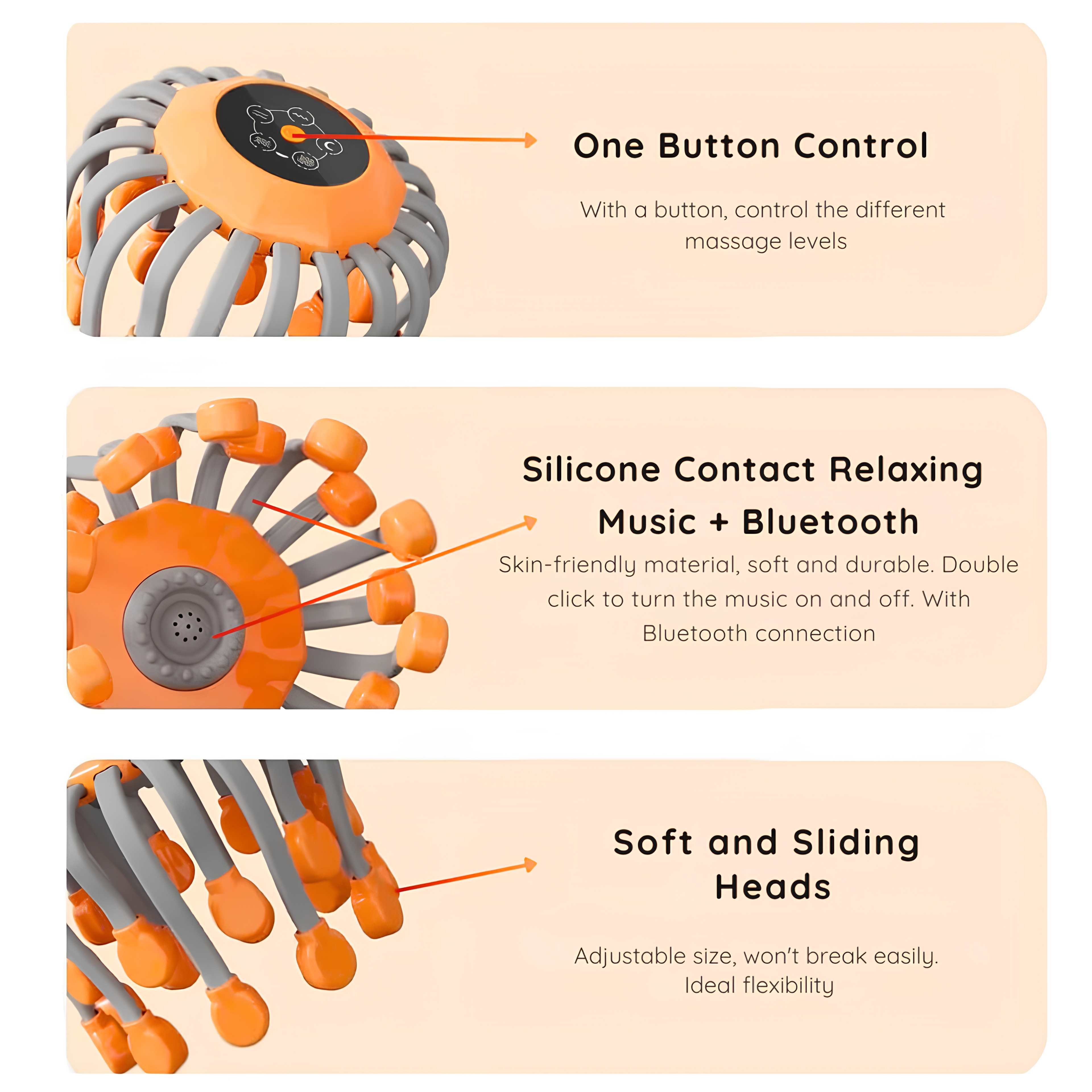 Migraine Head Massager – 360° Scalp Massage for Migraine & Stress Relief