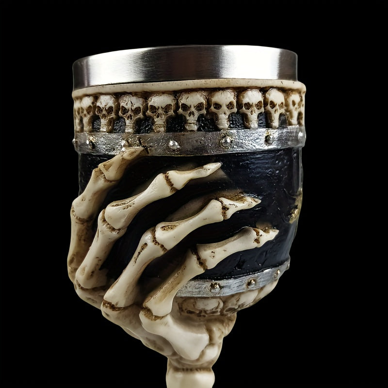 Skeleton Hand Chalice – Gothic Goblet for Unique Barware & Decor