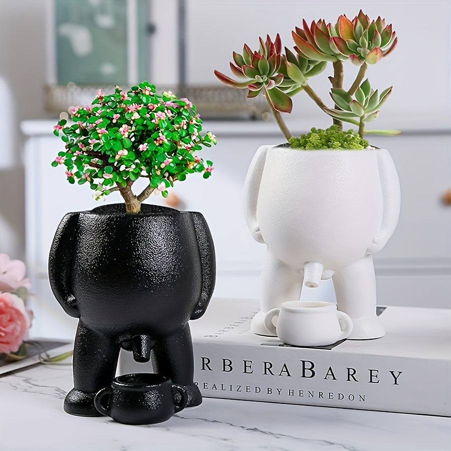 Naughty Planter – Humorous Plant Pot for Desk, Shelf, or Living Room