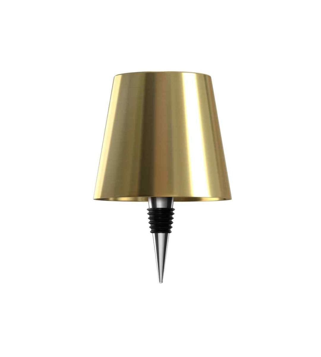 Rechargeable LED Bottle Lamp for Wine & Whiskey Bottles – Modern Ambient Table Light Gold
