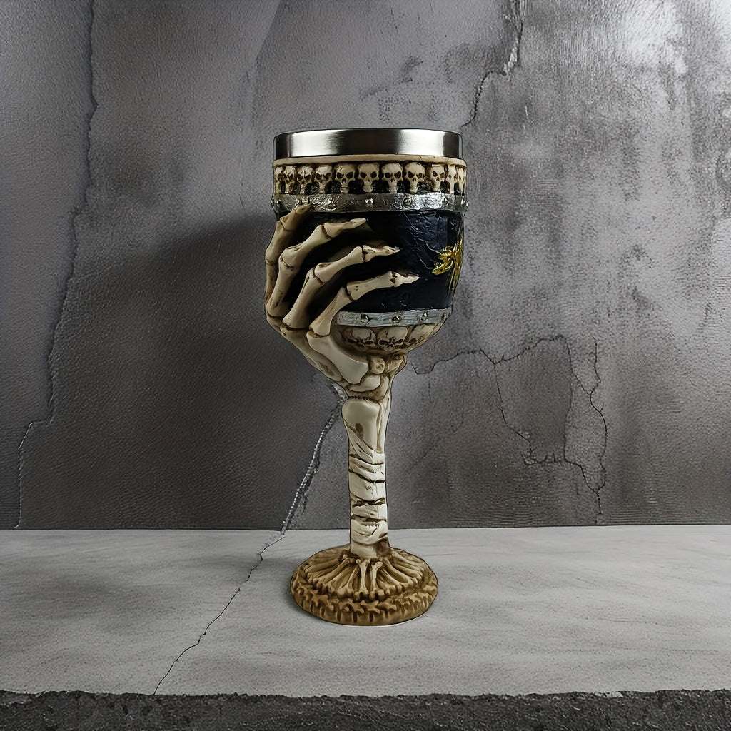 Skeleton Hand Chalice – Gothic Goblet for Unique Barware & Decor