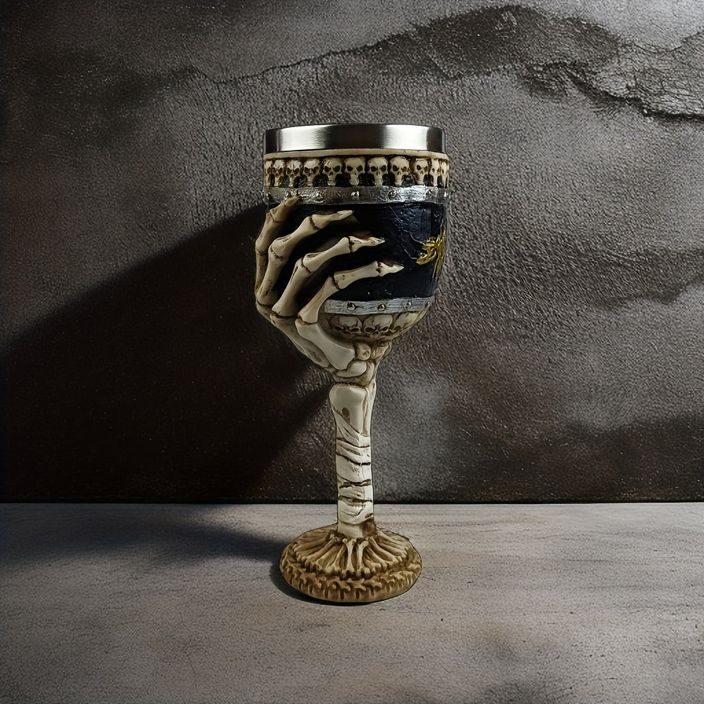 Skeleton Hand Chalice – Gothic Goblet for Unique Barware & Decor