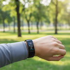 Smart Armband Fitness Tracker with Blood Pressure, ECG & Real-Time Heart Rate Monitoring