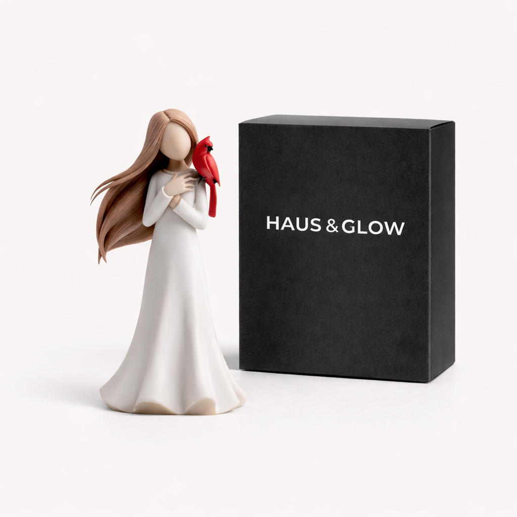 Cardinal Sympathy Figurine – Beautiful Memorial Decor to Honor Loved Ones