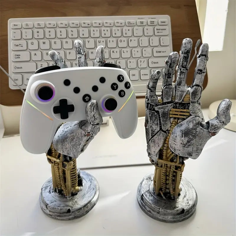 Mechanical Hand Gaming Controller Stand – Unique Gamer Desk Display