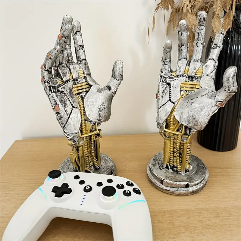 Mechanical Hand Gaming Controller Stand – Unique Gamer Desk Display