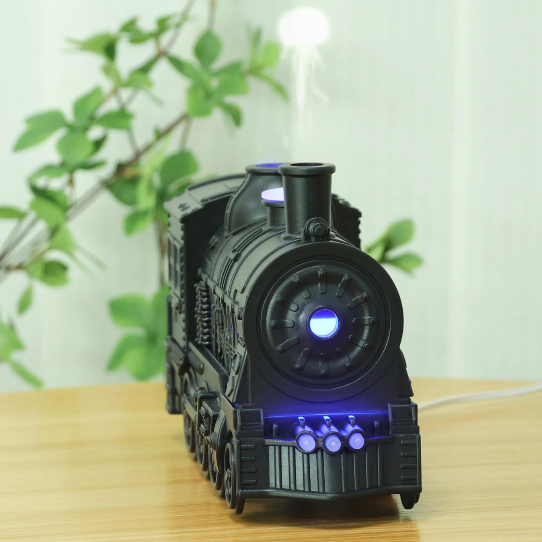 Orient Express Train Humidifier – Vintage Locomotive Aroma Diffuser Lamp