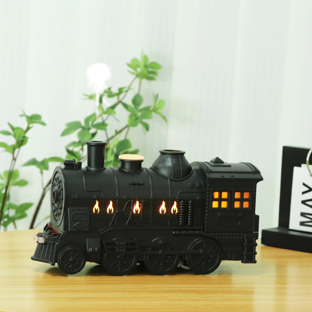 Orient Express Train Humidifier – Vintage Locomotive Aroma Diffuser Lamp