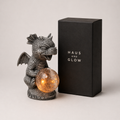 Fantasy Dragon Table Lamp with Soft Amber Light – Unique Decorative Night Light for Relaxing Atmospheres