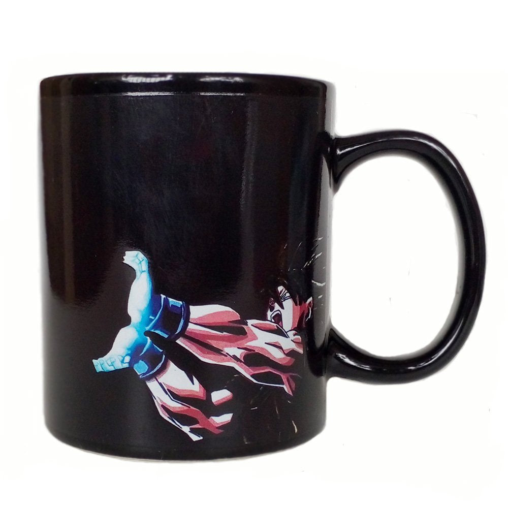 Saiyan Surge Heat Reactive Mug – Anime Color-Changing Coffee Cup (300ml)