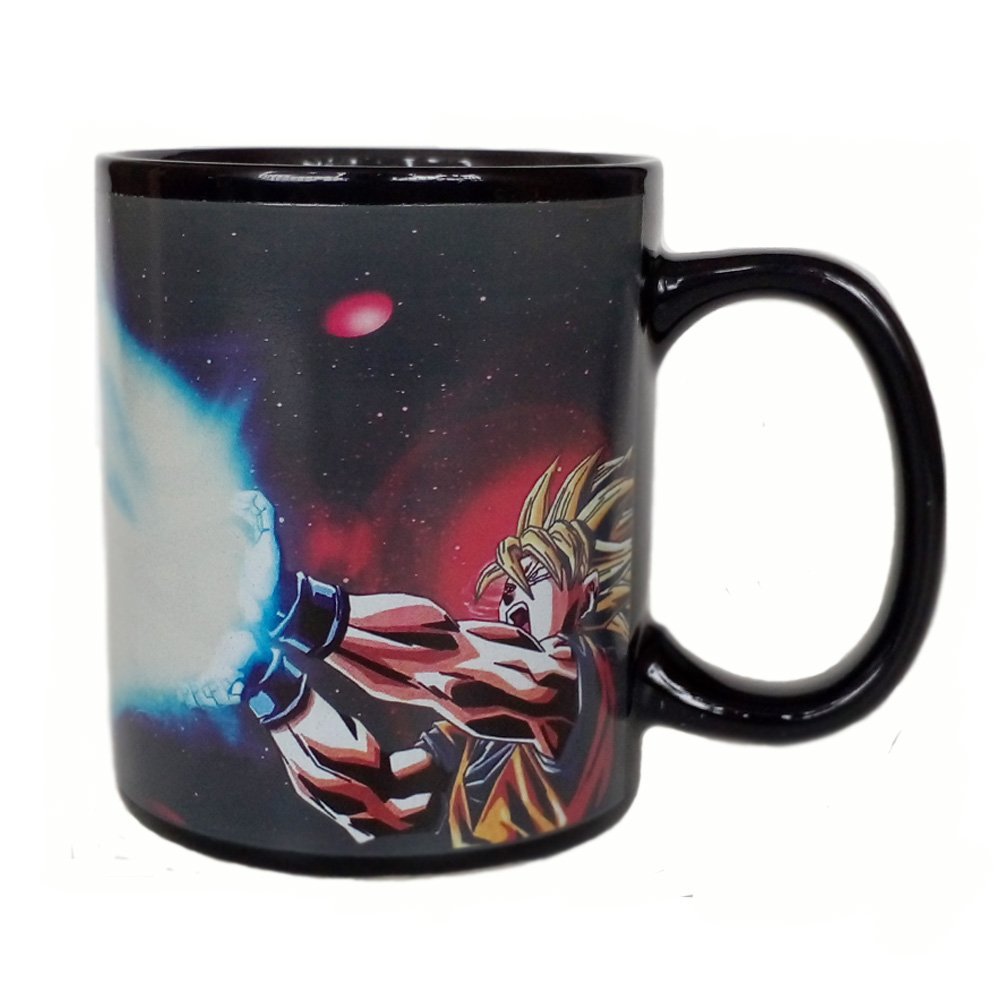 Saiyan Surge Heat Reactive Mug – Anime Color-Changing Coffee Cup (300ml)