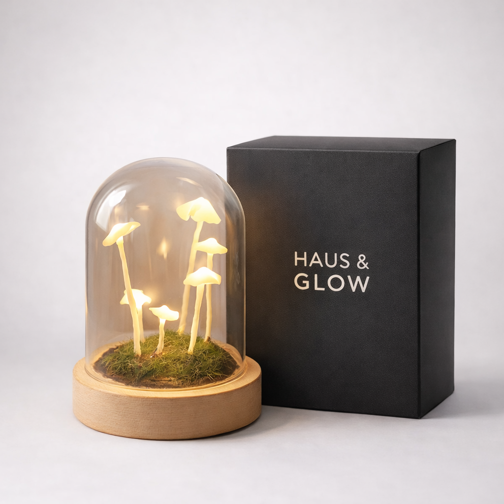 Magical Mushroom Lamp DIY Kit – Cozy Handmade Forest Night Light
