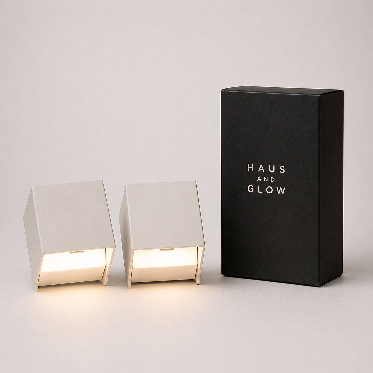 Modern Cube LED Wall Light with Wireless Design and Customizable Up & Down Lighting