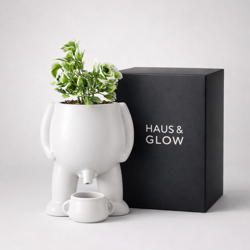 Naughty Planter – Humorous Plant Pot for Desk, Shelf, or Living Room