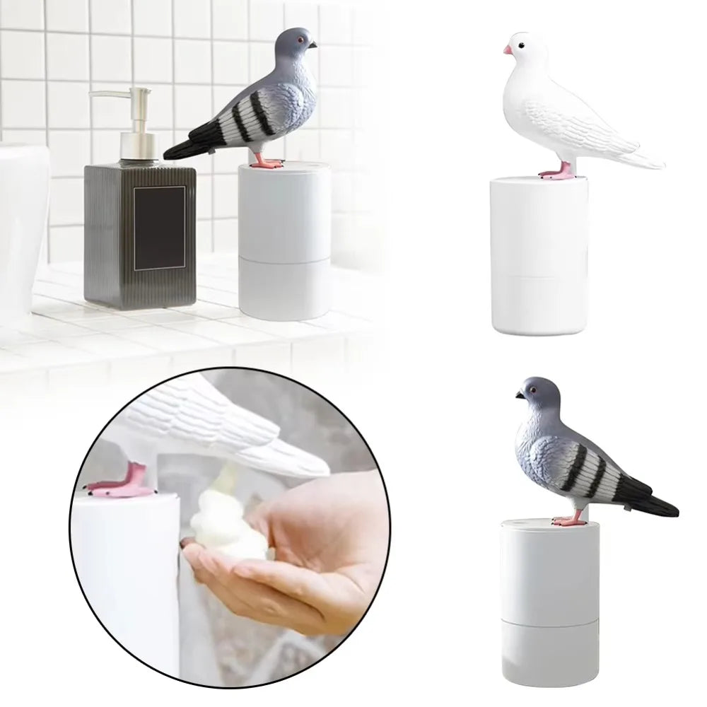 White Bird Automatic Soap Dispenser – Touchless Bathroom Countertop Pump