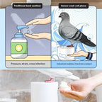 White Bird Automatic Soap Dispenser – Touchless Bathroom Countertop Pump