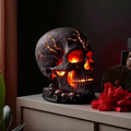 Inferno Skull Lava Lamp – Dramatic LED Mood Light for Living Room or Bedroom Default Title