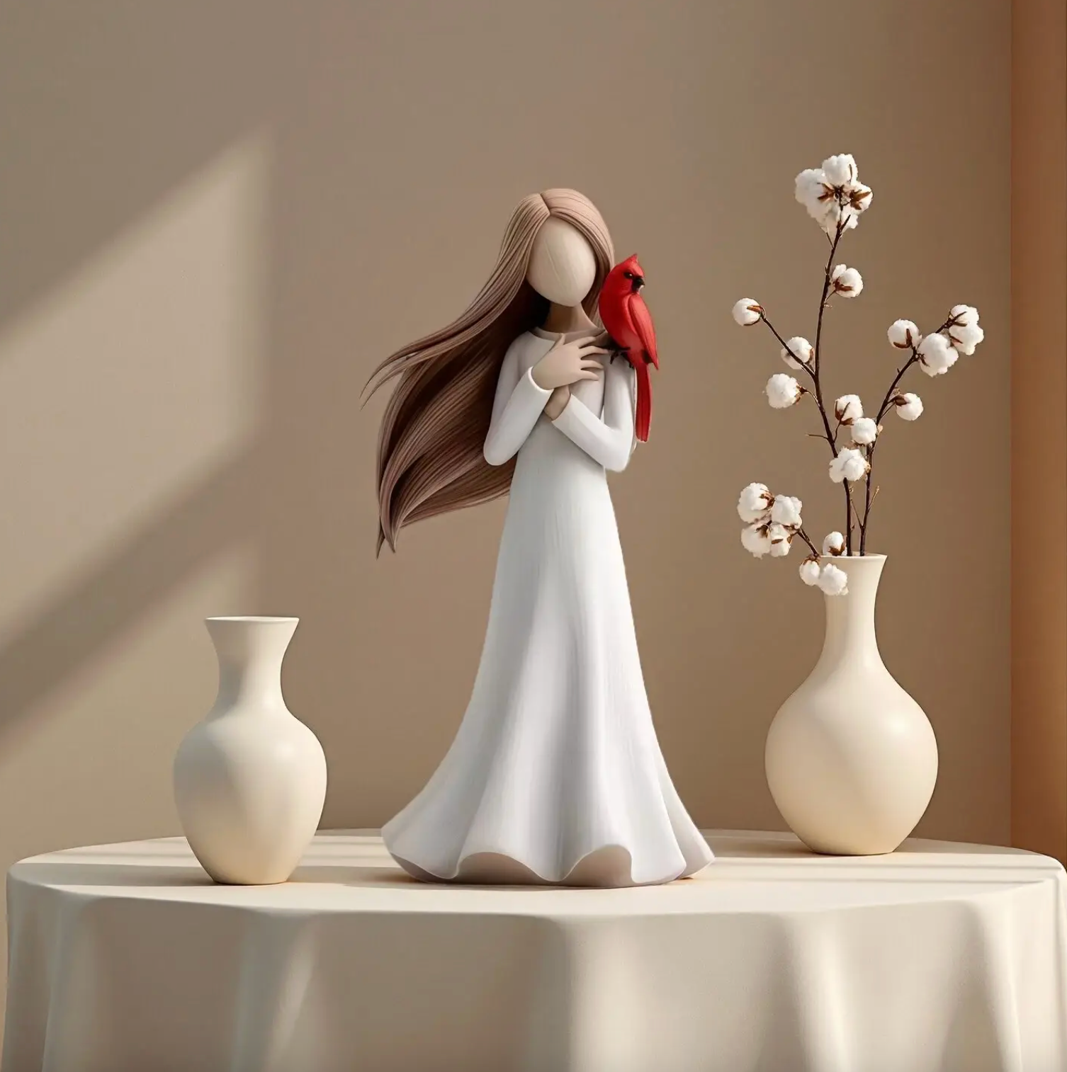 Cardinal Sympathy Figurine – Beautiful Memorial Decor to Honor Loved Ones