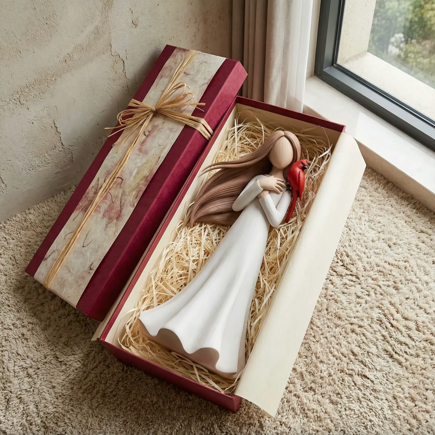 Cardinal Sympathy Figurine – Beautiful Memorial Decor to Honor Loved Ones