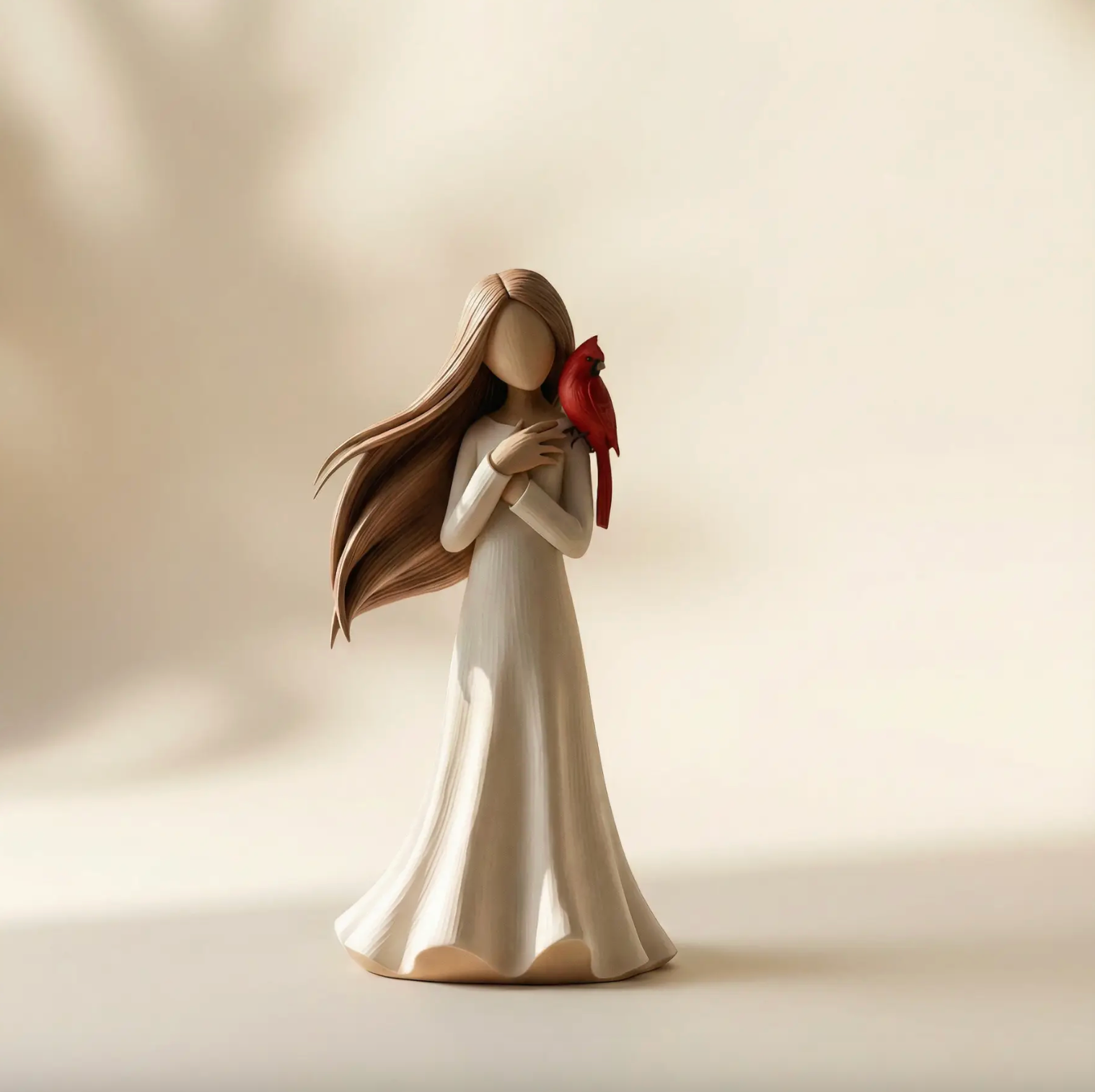 Cardinal Sympathy Figurine – Beautiful Memorial Decor to Honor Loved Ones