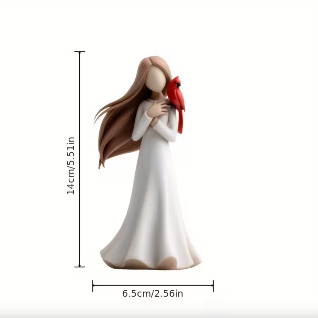 Cardinal Sympathy Figurine – Beautiful Memorial Decor to Honor Loved Ones