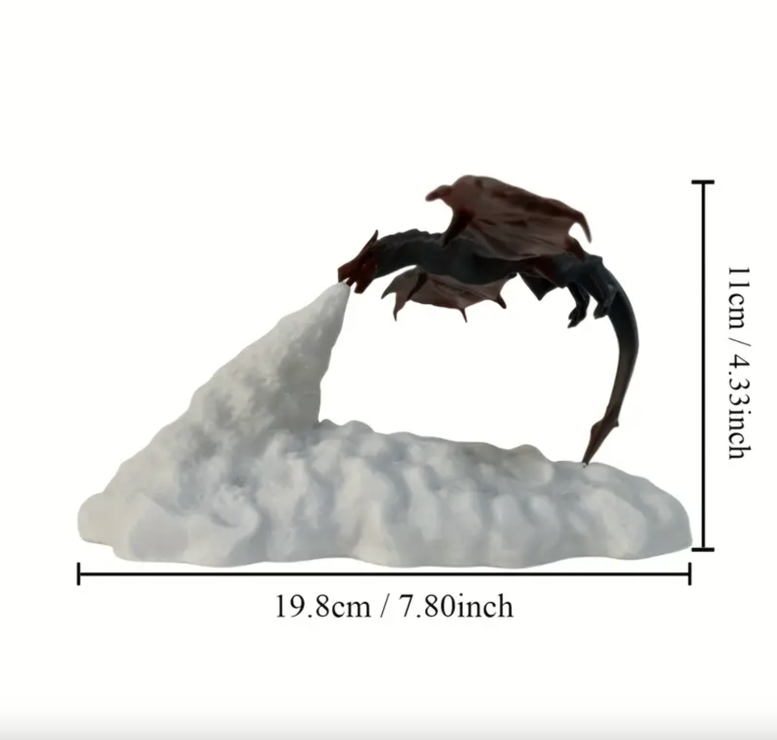 Fire-Breathing Dragon Night Lamp – Fantasy LED Ambient Light