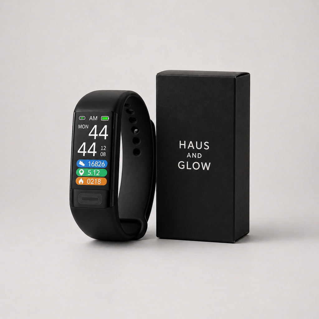 Smart Armband Fitness Tracker with Blood Pressure, ECG & Real-Time Heart Rate Monitoring