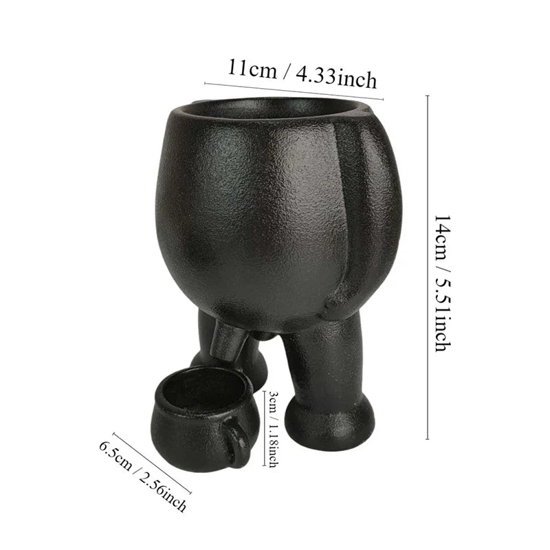 Naughty Planter – Humorous Plant Pot for Desk, Shelf, or Living Room
