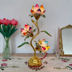 Aurelian Elegant Multicolor Lotus Lamp – Flower Table Lamp Grande